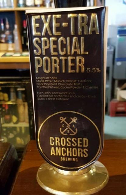 Exe-Tra Special Porter 5.5%, Crossed Anchors Brewery, England