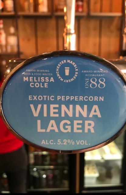 Exotic Peppercorn Vienna Lager 5.2%, Marble Beers, England