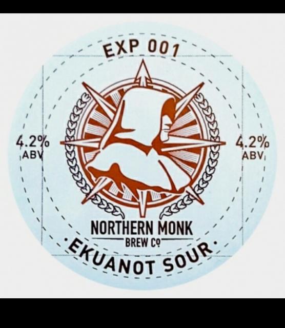 Exp 001 - Ekuanot Sour 4.2%, Northern Monk Brew Co., England