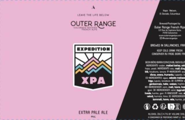 Expedition XPA 4.7%, Outer Range Brewing Co. (France), France