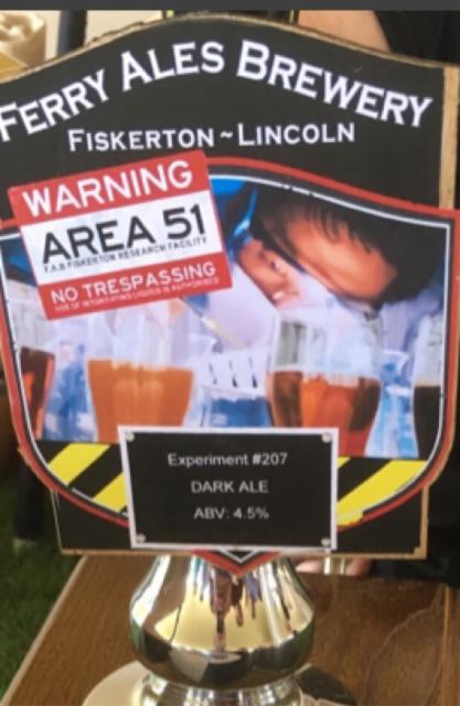 Experiment #207 4.5%, Ferry Ales Brewery, England