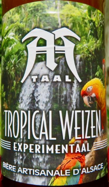 Experimentaal Tropical Weizen 5.9%, Brasserie Taal, France