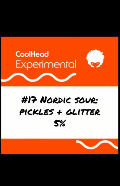 Experimental #17: Nordic Sour: Pickles + Glitter 5.0%, CoolHead Brew, Finland