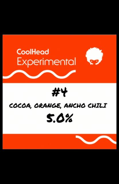Experimental #4: Cocoa, Orange, Ancho Chili 5.0%, CoolHead Brew, Finland