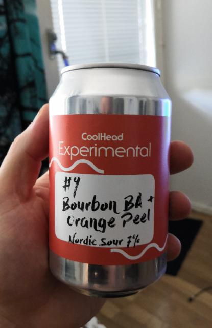 Experimental #9: Bourbon BA + Orange Peel 7.0%, CoolHead Brew, Finland