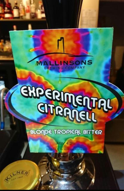 Experimental Citranell 4.2%, Mallinsons Brewing Company, England