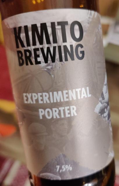 Experimental Porter, Kimito Brewing