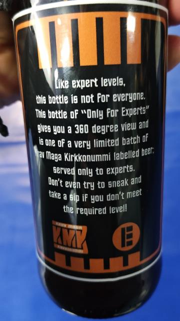 Expert Beer 5.5%, Espoon Oma Panimo, Finland