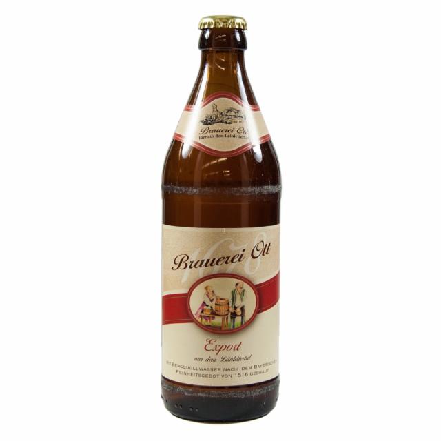 Export-Bier aus dem Leinleitertal 5.1%, Brauerei Ott, Germany