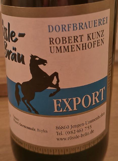 Export 5.2%, Rössle Bräu Ummenhofen, Germany