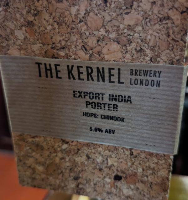 Export India Porter Chinook 6.3%, The Kernel Brewery, England