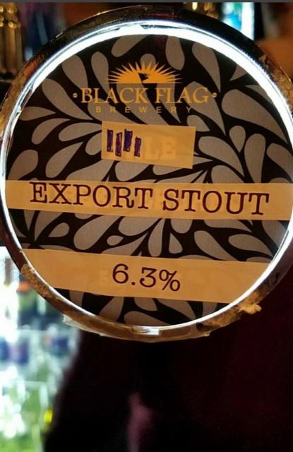 Export Stout 6.3%, Black Flag Brewery, England