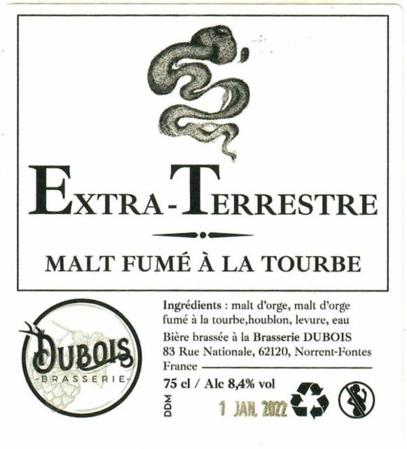 Extra-Terrestre 8.4%, Brasserie Dubois, France