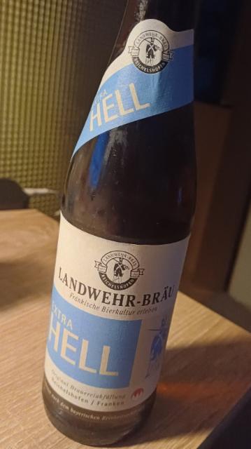 Extra Hell 4.8%, Landwehr-Bräu, Germany