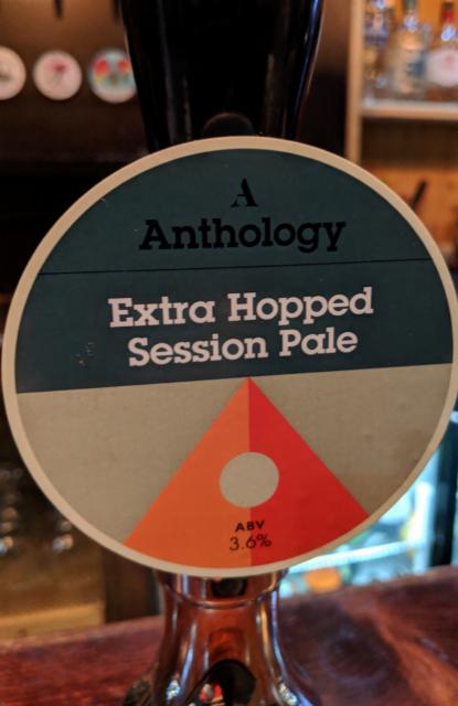 Extra Hopped Session Pale 3.6%, Anthology Brewing Company, England