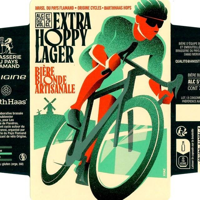 Extra Hoppy Lager 5.0%, Brasserie Du Pays Flamand, France
