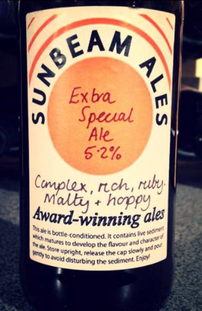 Extra Special Ale 5.2%, Sunbeam Ales, England