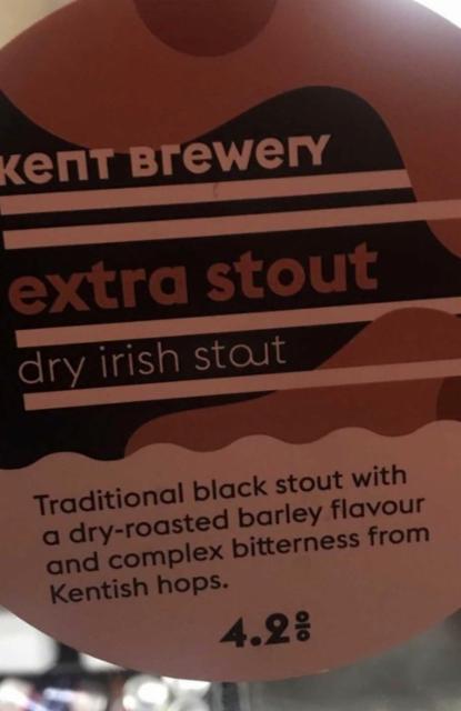 Extra Stout 4.2%, Kent Brewery, England