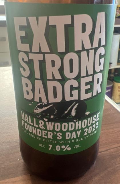 Extra Strong Badger 7.0%, Badger Brewery (Hall & Woodhouse), England