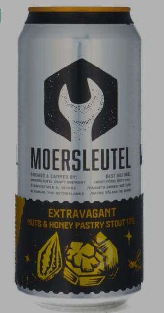 extravagant - nut & honey pastry stout 12.0%, Brouwerij De Moersleutel, Netherlands
