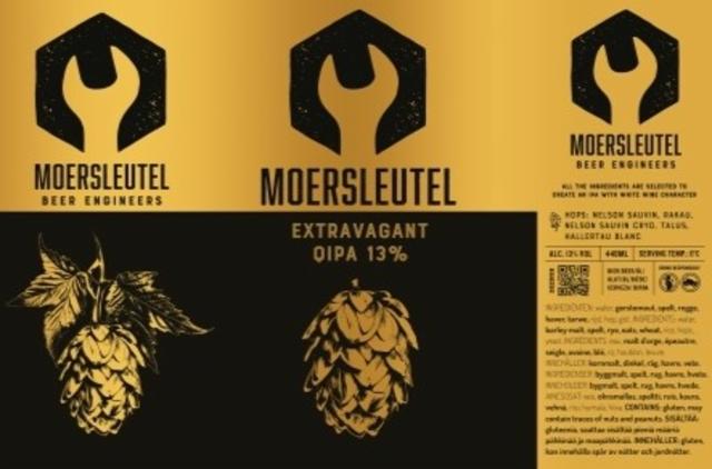 Extravagant QIPA 13.0%, Brouwerij De Moersleutel, Netherlands
