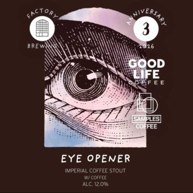 Eye Opener 12.0%, Factory Brewing, Finland