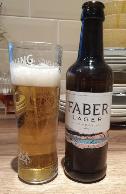 Faber Lager 4.0%, Hiver Beers, England