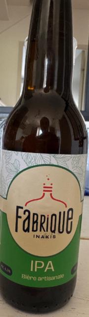 Fabrique Inakis IPA 6.2%, Inakis & co, France