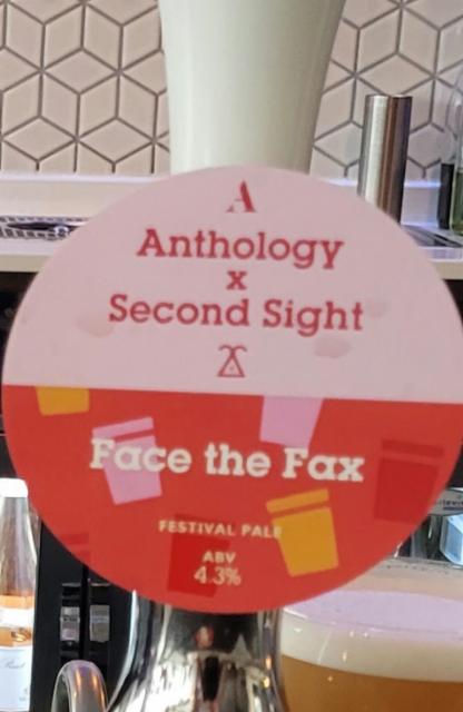 Face the Fax 4.3%, Anthology Brewing Company, England