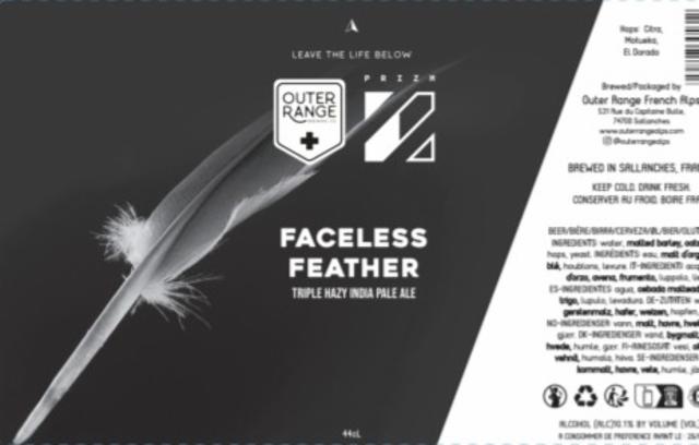 Faceless Feather 10.0%, Outer Range Brewing Co. (France), France