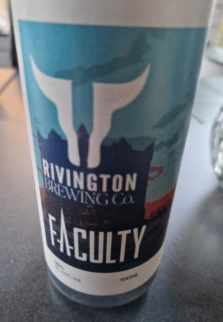 faculty 8.0%, Rivington Brewing Co., England