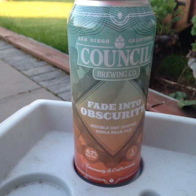 Fade Into Obscurity 6.7%, Council Brewing Co, United States