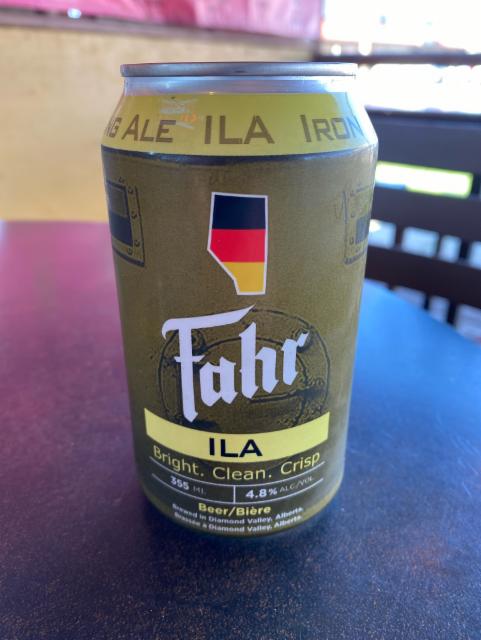 Fahr ILA 4.8%, Fahr Brewery, Canada