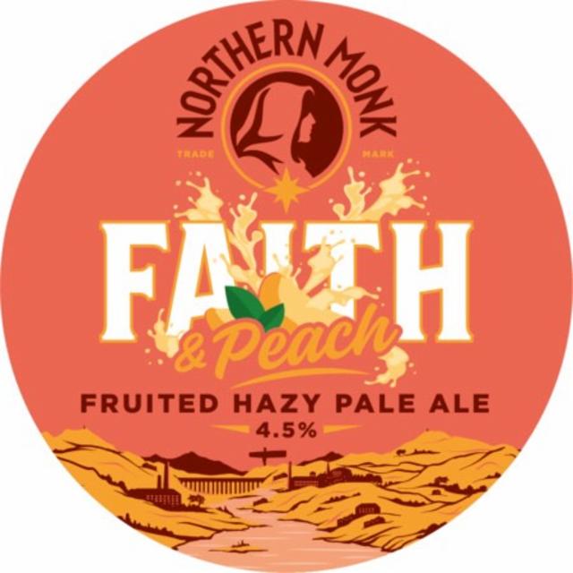 Faith & Peach 4.5%, Northern Monk Brew Co., England