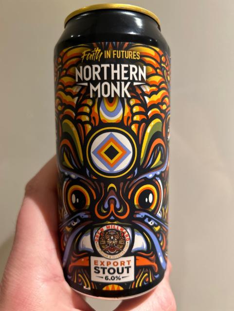 Faith In Futures // Drew Millward // Export Stout 6.0%, Northern Monk Brew Co., England
