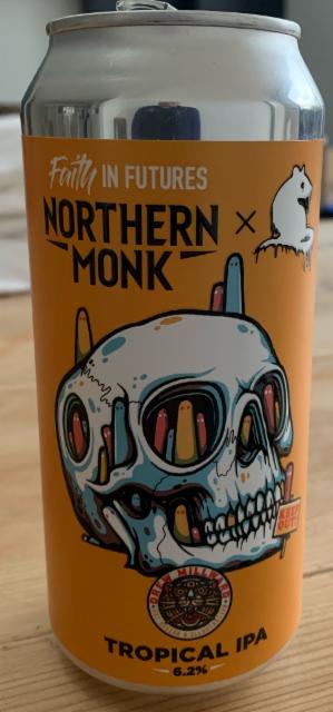 Faith in Futures Tropical IPA 6.2%, Northern Monk Brew Co., England