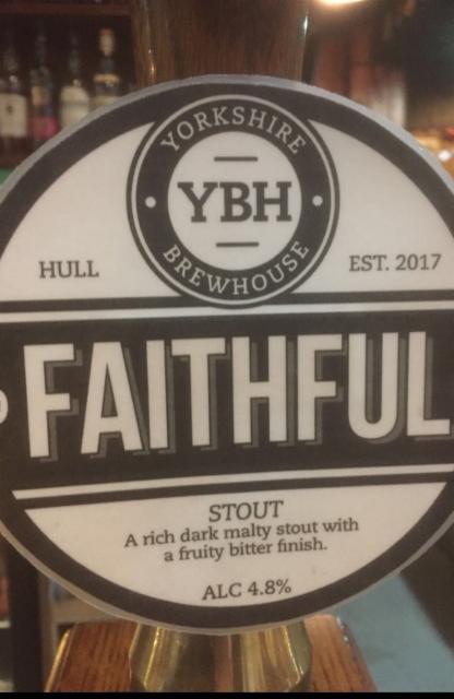 Faithful 4.8%, Yorkshire Brewhouse, England