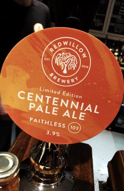 Faithless 103 - Centennial Pale Ale 3.9%, RedWillow Brewery, England