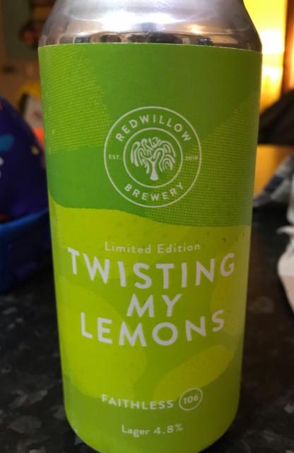 Faithless 106 - Twisting My Lemons 4.8%, RedWillow Brewery, England