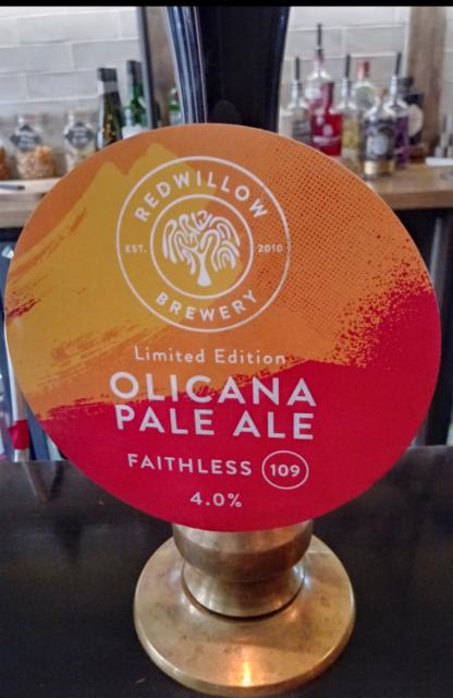 Faithless 109 - Olicana Pale Ale 4.0%, RedWillow Brewery, England