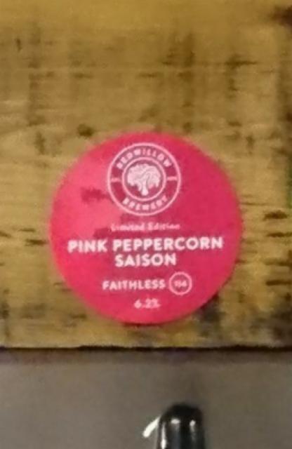 Faithless 114 - Pink Peppercorn Saison 6.2%, RedWillow Brewery, England