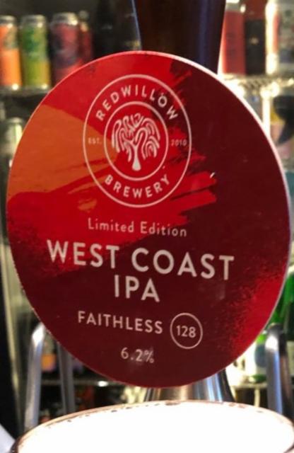 Faithless 128 - West Coast IPA 6.2%, RedWillow Brewery, England