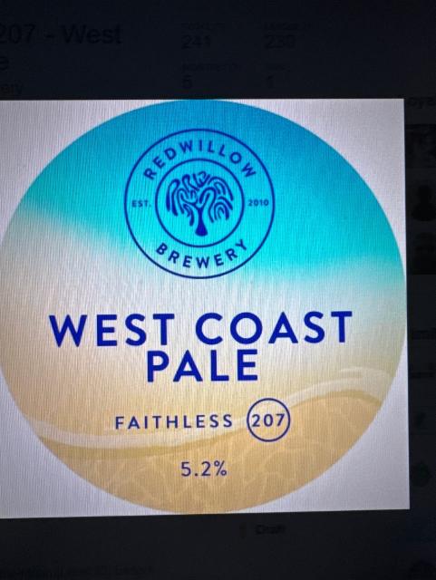 Faithless 207 - West Coast Pale, RedWillow Brewery