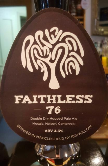 Faithless 76 - Double Dry - Hopped Pale Ale 4.3%, RedWillow Brewery, England