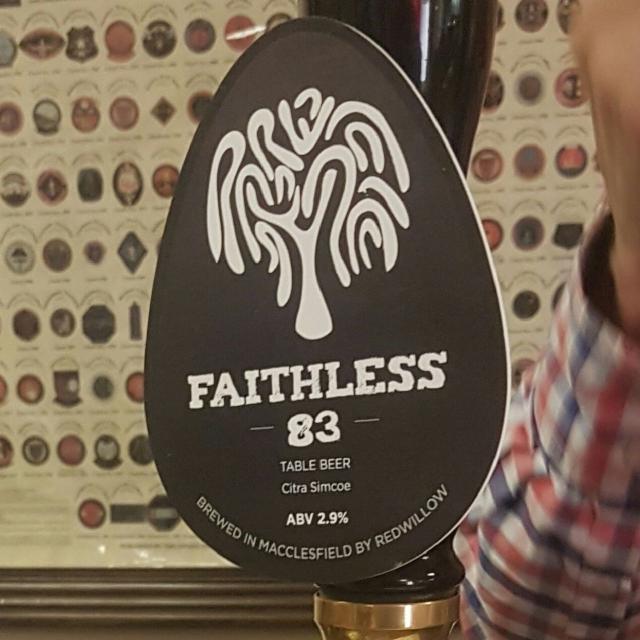 Faithless 83 - Table Beer 2.9%, RedWillow Brewery, England