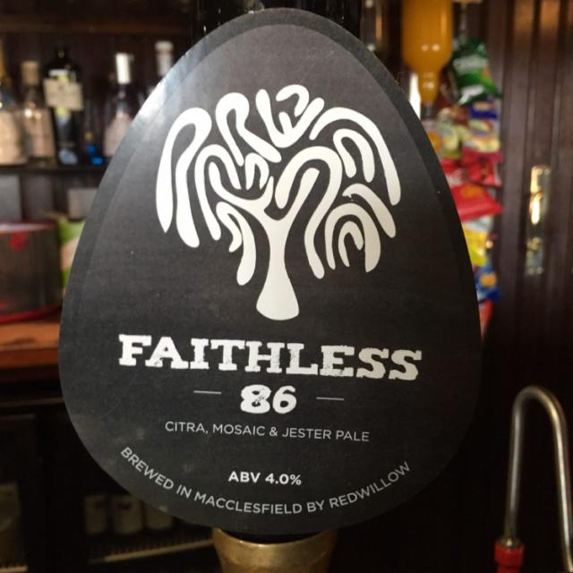 Faithless 86 - Citra Mosaic Jester Pale 4.0%, RedWillow Brewery, England