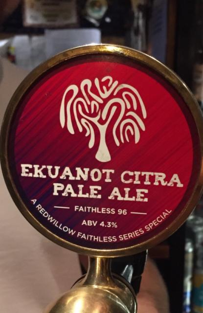 Faithless 96 - Ekuanot Citra Pale Ale 4.3%, RedWillow Brewery, England