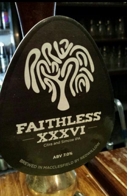 Faithless XXXVI - Citra & Simcoe IPA 7.0%, RedWillow Brewery, England