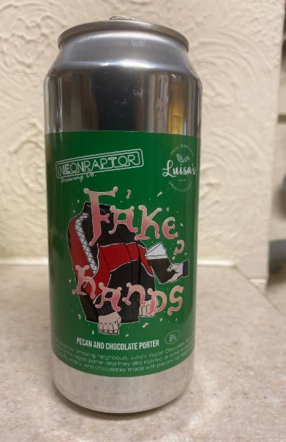 Fake? Hands 8.0%, Neon Raptor Brewing Co., England