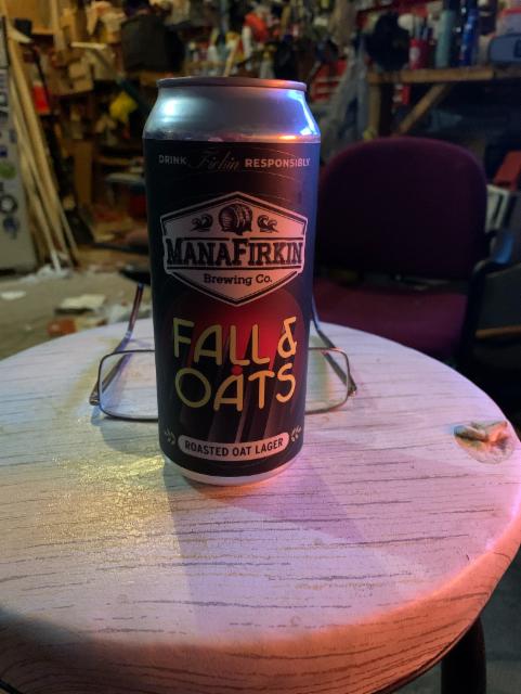 Fall & Oats 4.9%, Manafirkin Brewing Company, United States